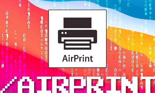 Как сделать airprint на mac os